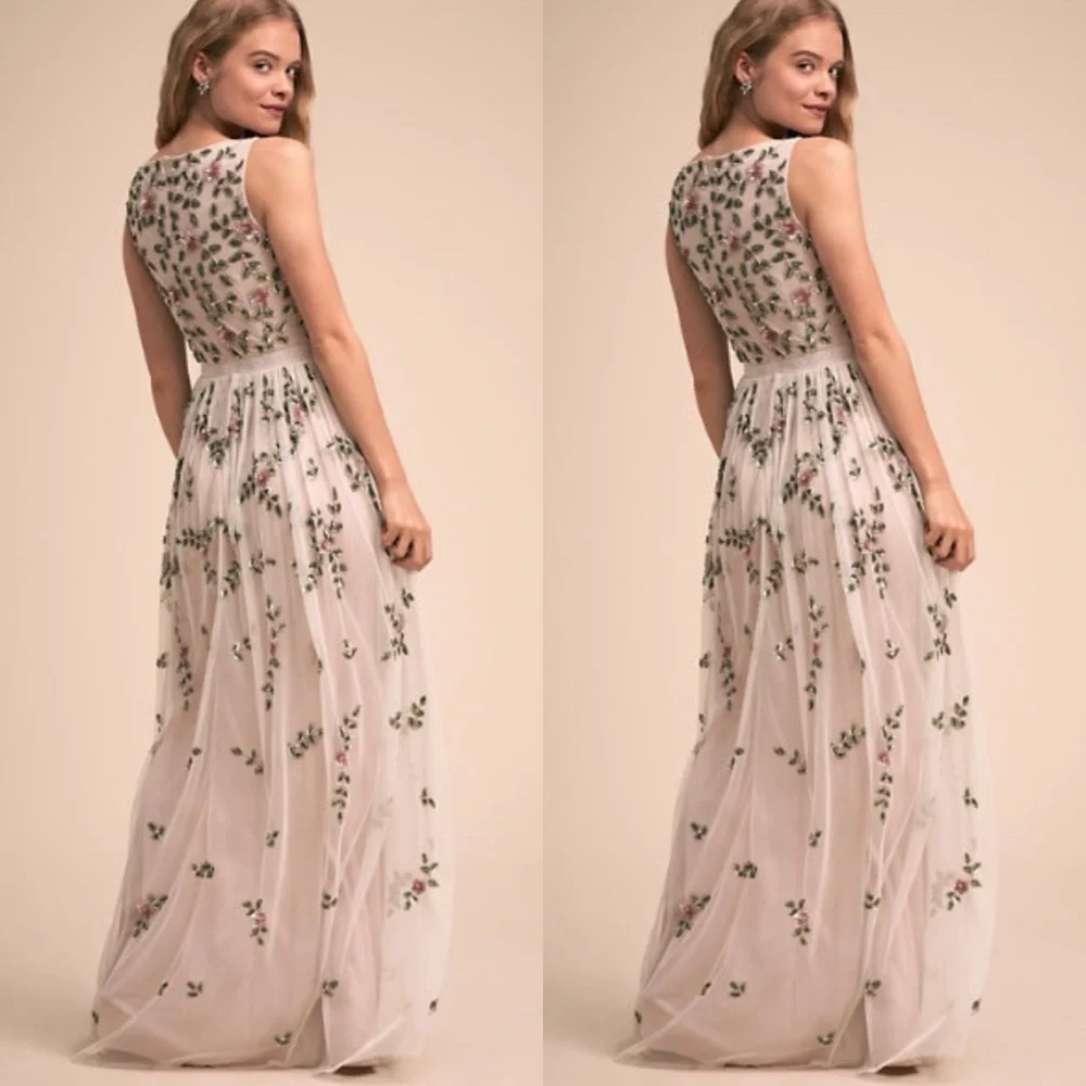 💯 Anthropologie + BHLDN Samba Dress prom - Picture 2 of 6